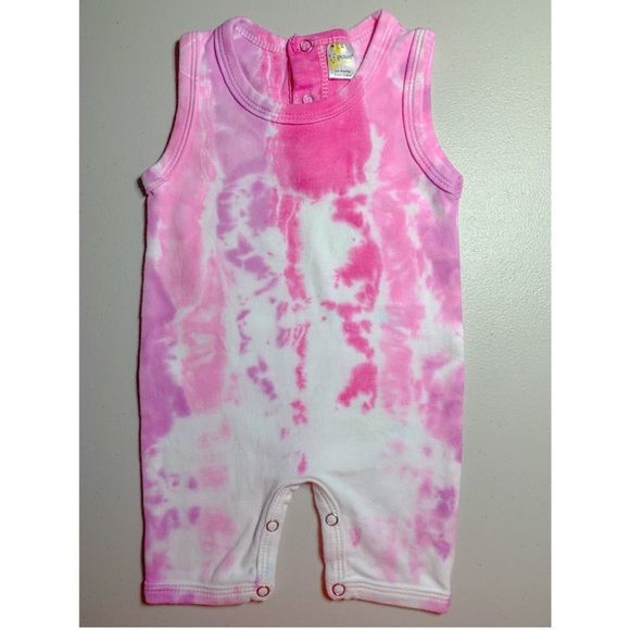 Laughing Giraffe Other - 𝅺brand New- Hand dyed baby tank onesie🌸